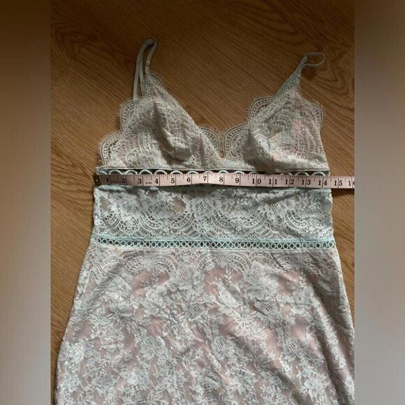 Victoria’s Secret Mini Dress Regencycore Lace Tunic Pastel Night Out - Picture 10 of 14